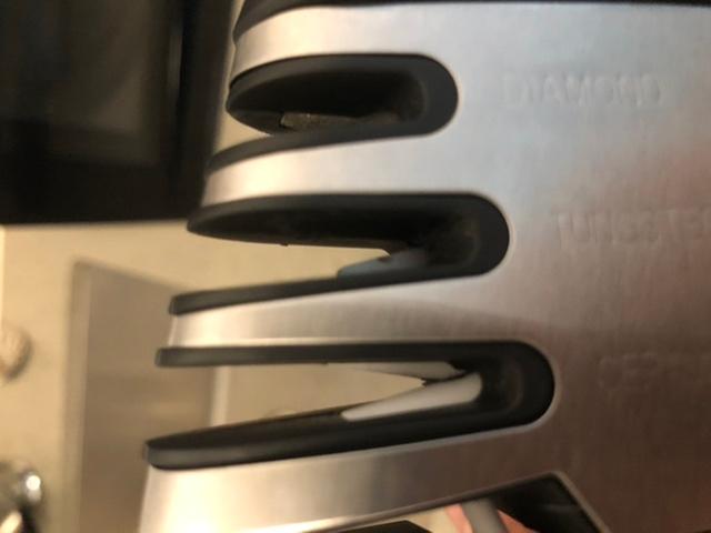 Blade snapped off after 2nd time use.