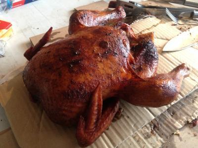 Whole Chicken fresh from the smoker