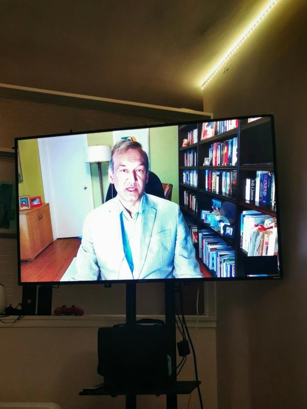 with a standing mount up to 60"