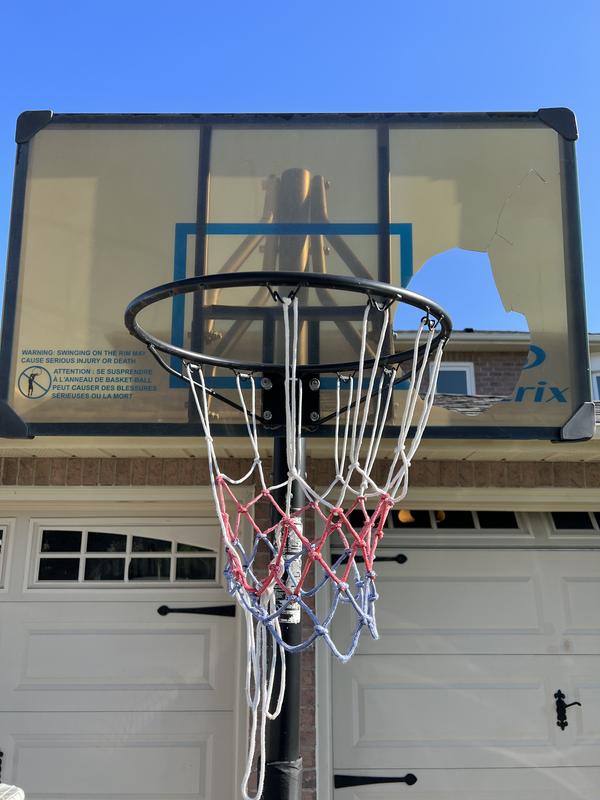 Lifetime Portable Adjustable Basketball Backboard, Hoop & Net System, 48-in