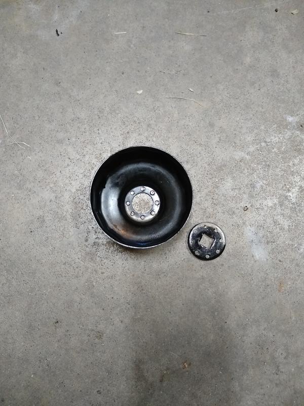 Broken cap wrench