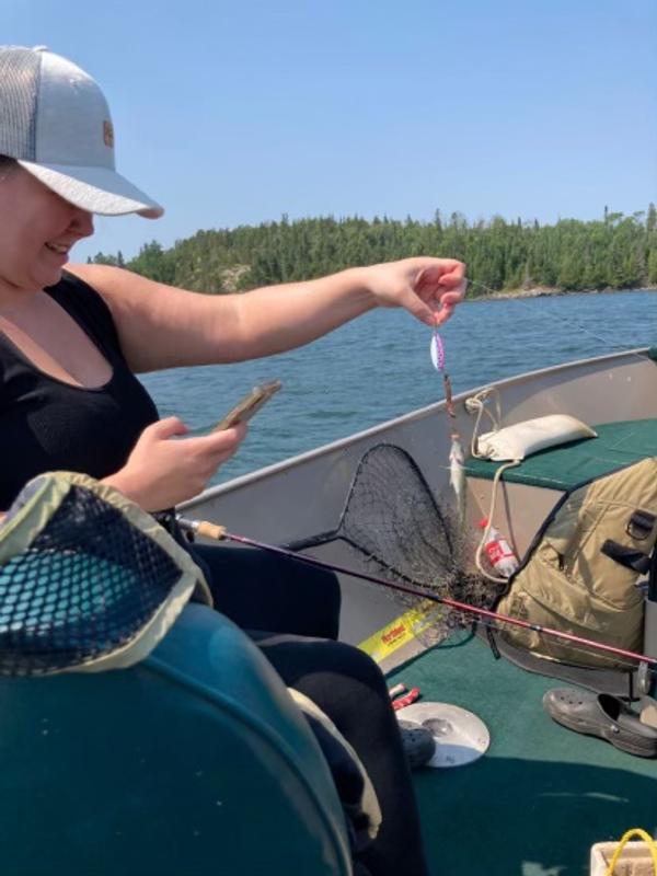 Summer 2021, it always starts with an itty bitty perch and moves up. Got four jack and a walleye before it broke
