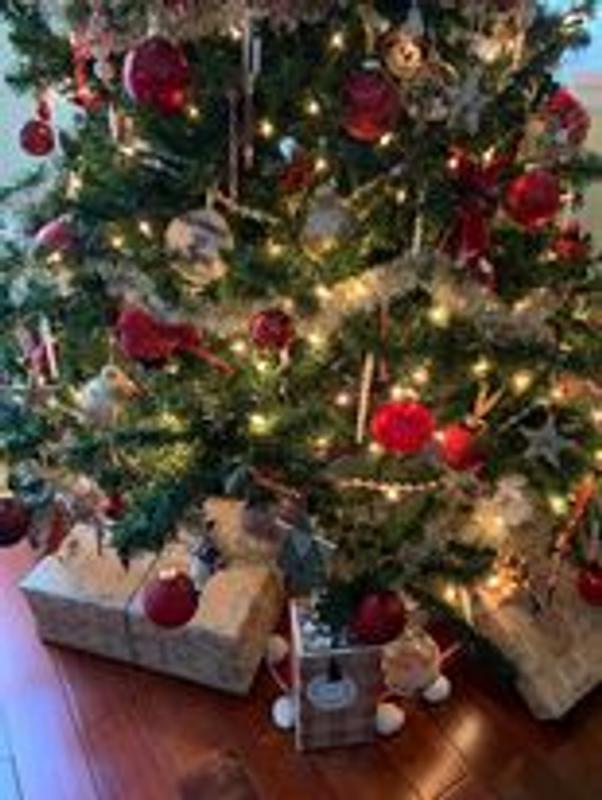 Cadeaux emballés avec papier Canvas