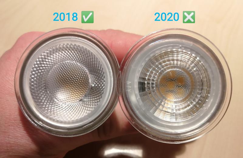 Différence de lentille...