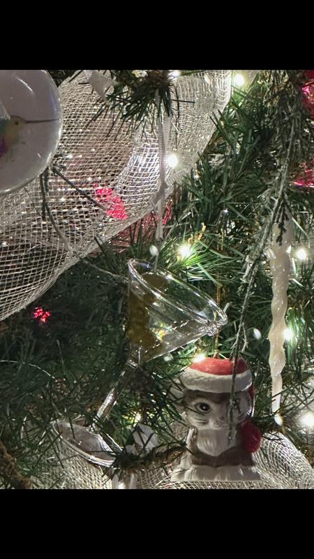 Martini on the Christmas tree