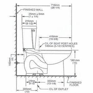 American Standard Ravenna 3 Toilet, 6-L | Canadian Tire