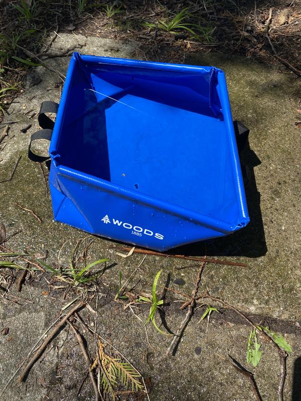 Woods sink buckling and spilling water