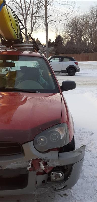 Kayak and rack stable and secure through the accident - even the straps were still snug.