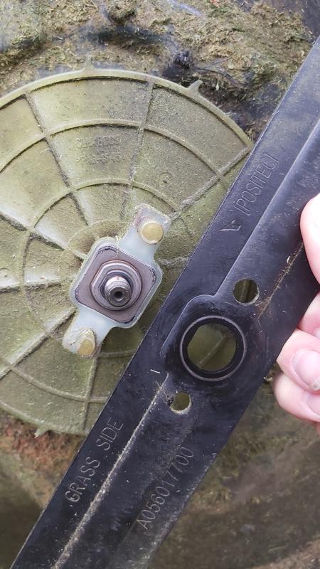 You can see the shapes of the attachment are different than universal blades which do not lock in place as effectively