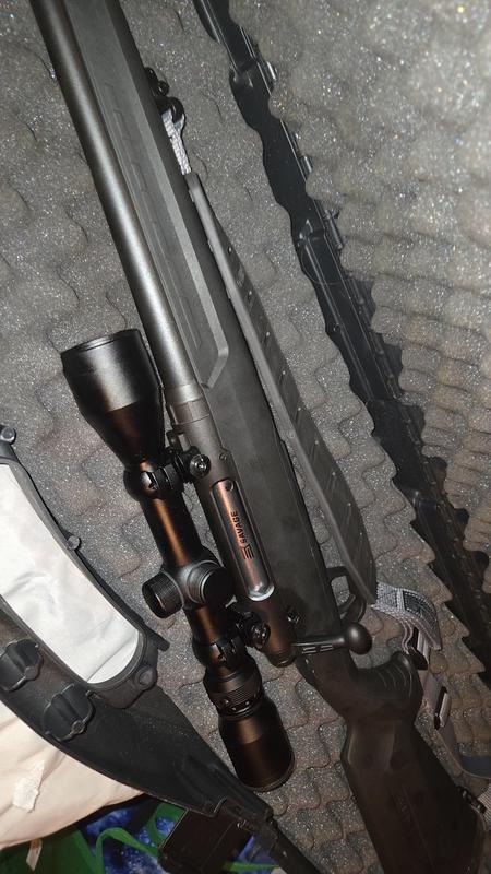 On my Savage Axis in 30-06 caliper