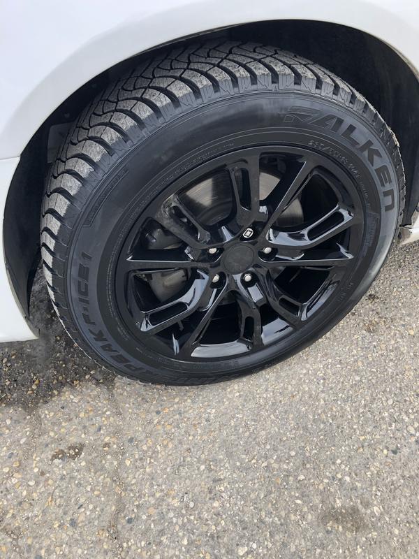 Brilliant shines tires look on my van...
