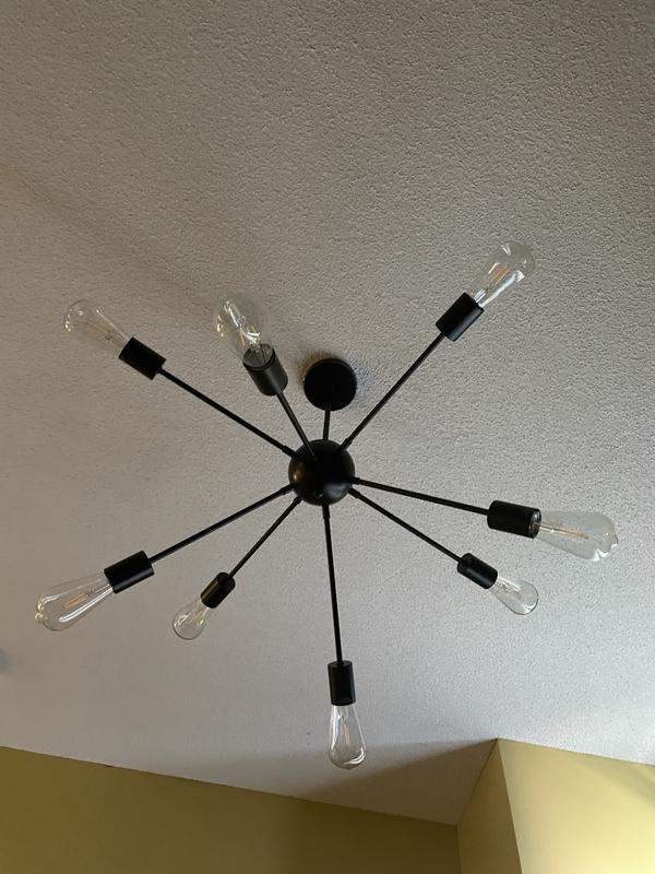 Light fixture with the designer bulbs