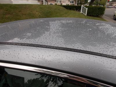 Ma voiture cirée après quelques semaines