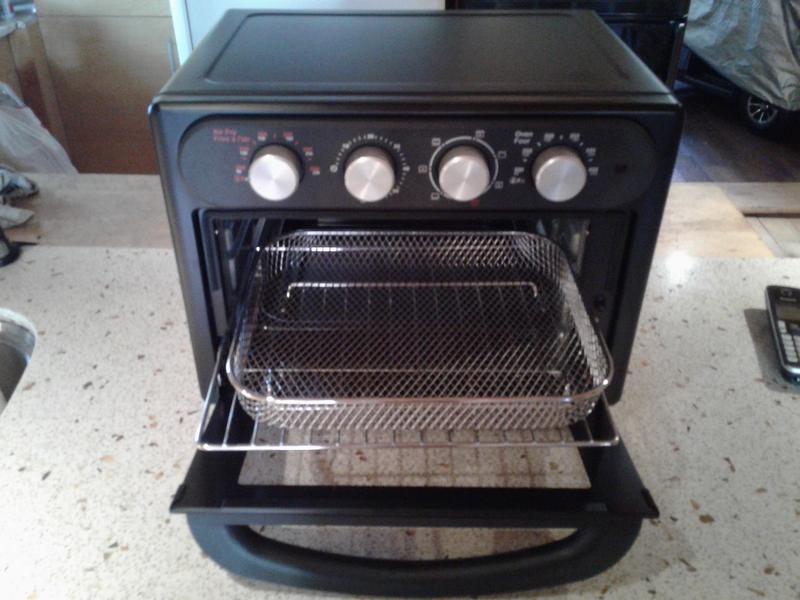 MASTER Chef AirFryer Toaster Oven w/ 5 Functions, Black Canadian Tire