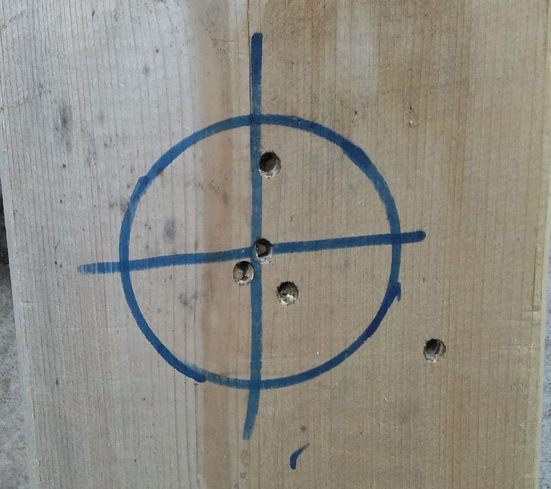 3 in the center at the end. shot more after this pic but got rained out