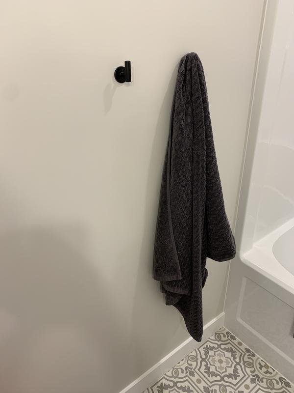 Holds a full size bath towel