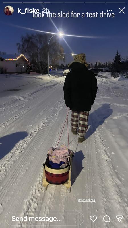 Evening stroll with Dad!