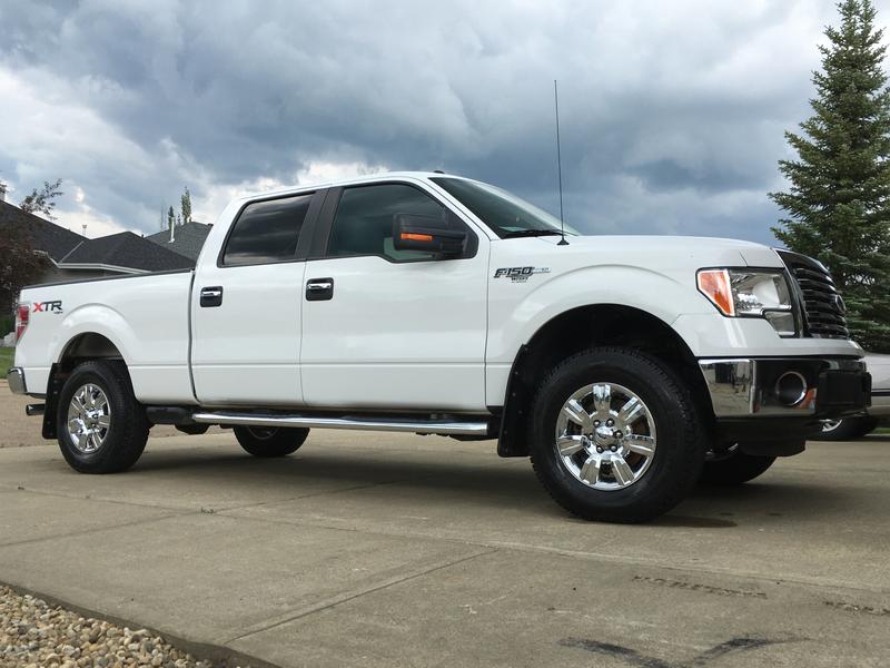 After detailing and application of trim restore