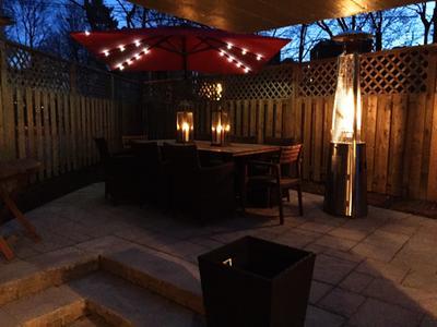 My vertical flame thrower!