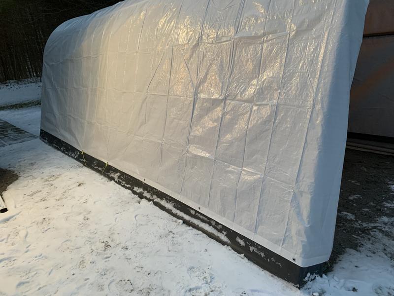 Size worked well for 10X20 garage