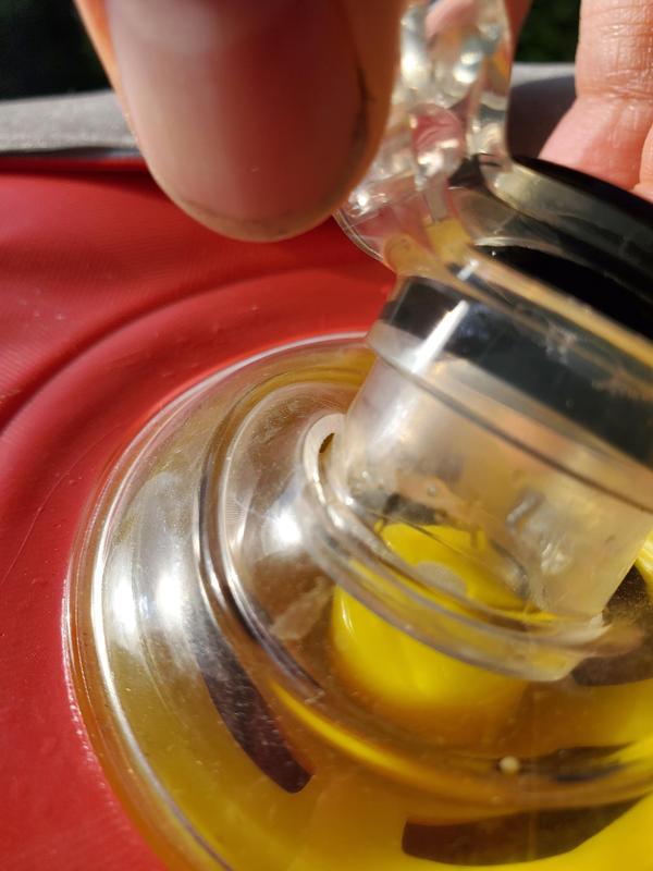 Leak in the air port