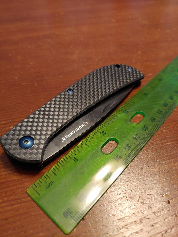Huntshield Carbon EDC Folding Knife, 3.5-in