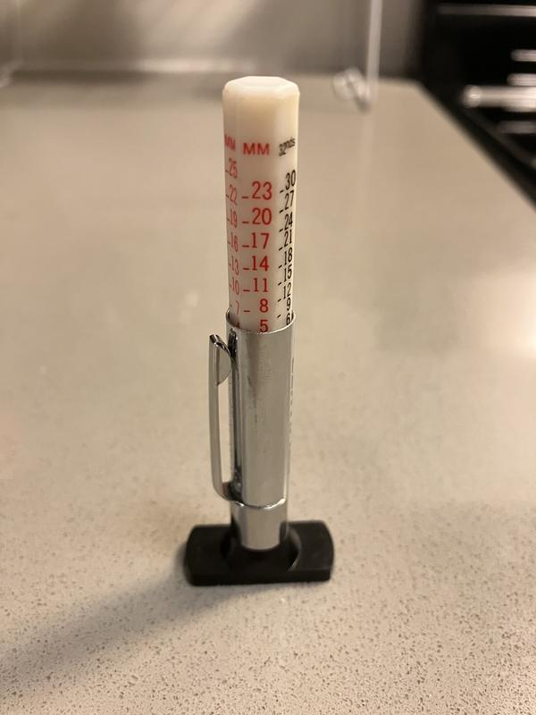 Scale at zero depth. Notice anything?
