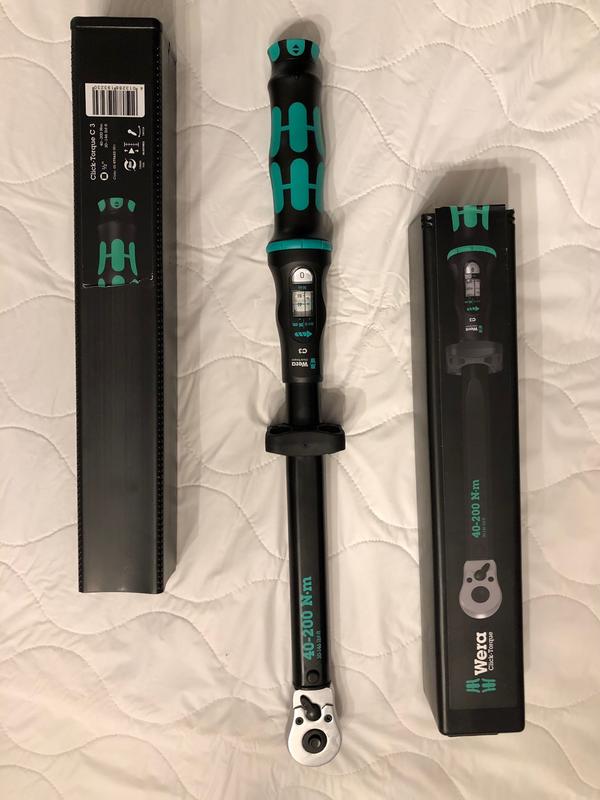 Wera 1/2-in Drive Torque Wrench, 30-146 ft-lbs