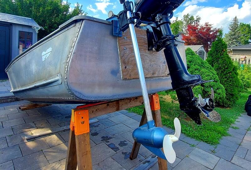 Supporting my 12ft boat with motor, thats when we found that it is not sitting solid, so need to cross brace heavy so it becomes a sturdy support.