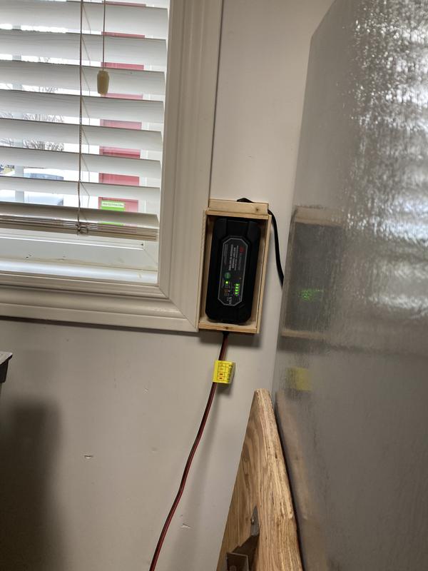 I installed it on the wall for easy access.