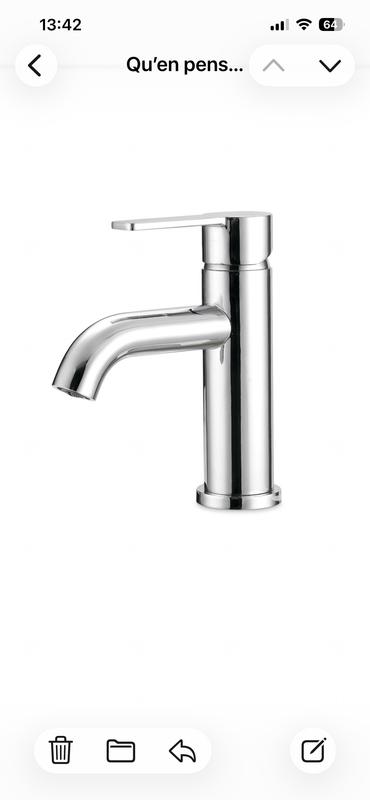 Nouveau robinet du chalet