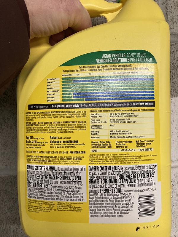 Front & back of bottle