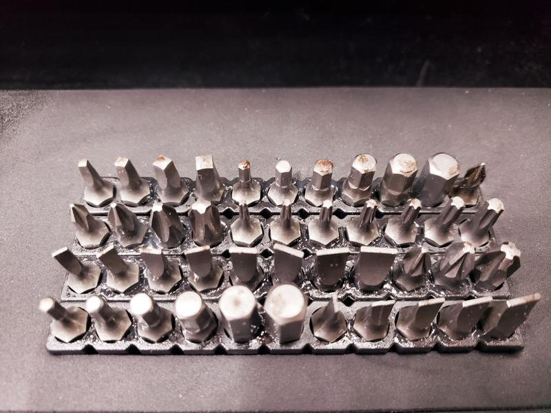 Rust on the bits. Sprayed Rust Check and tried to clean it.