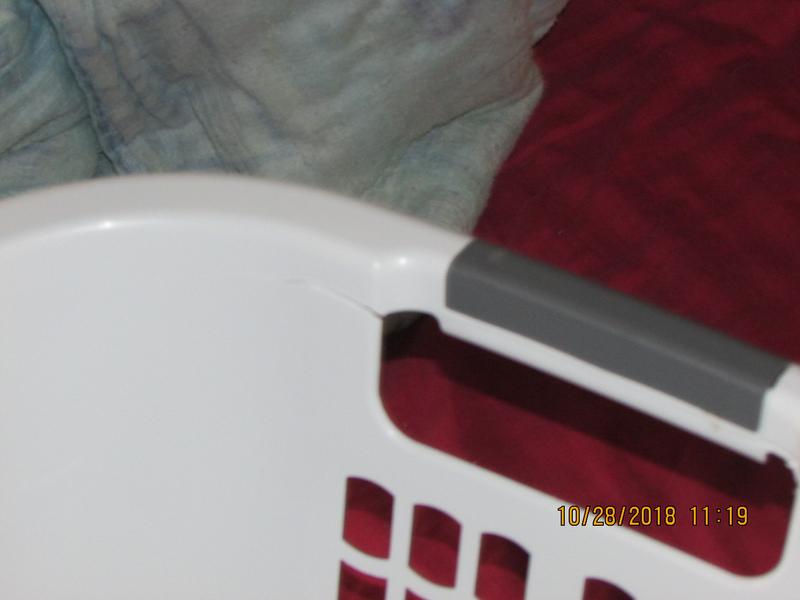 Photo #2 crack in handle area.