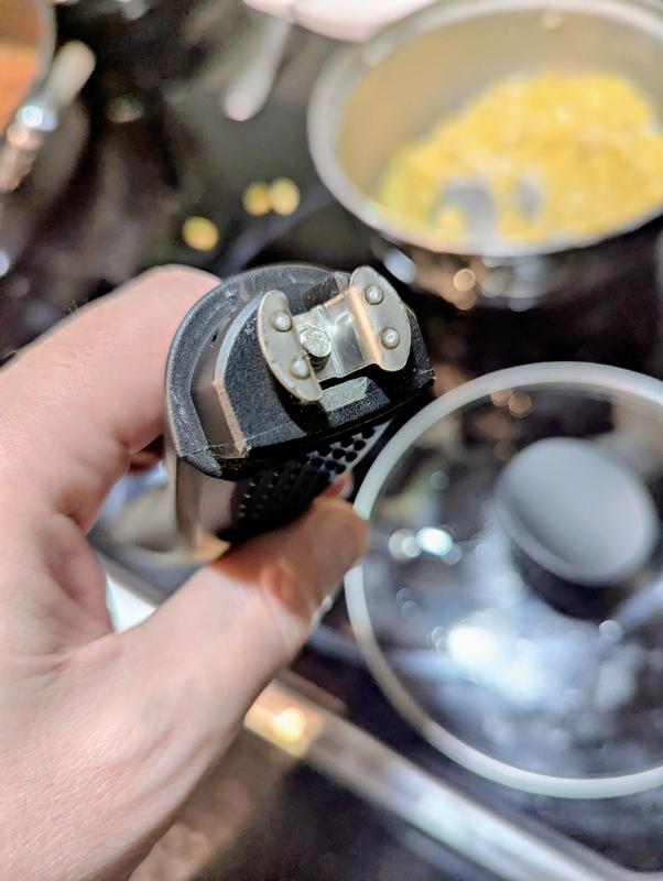 Handle with four tiny tack welds!