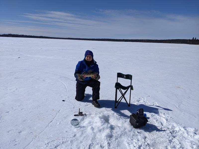 HT Ice Fishing Rod Locker, Black