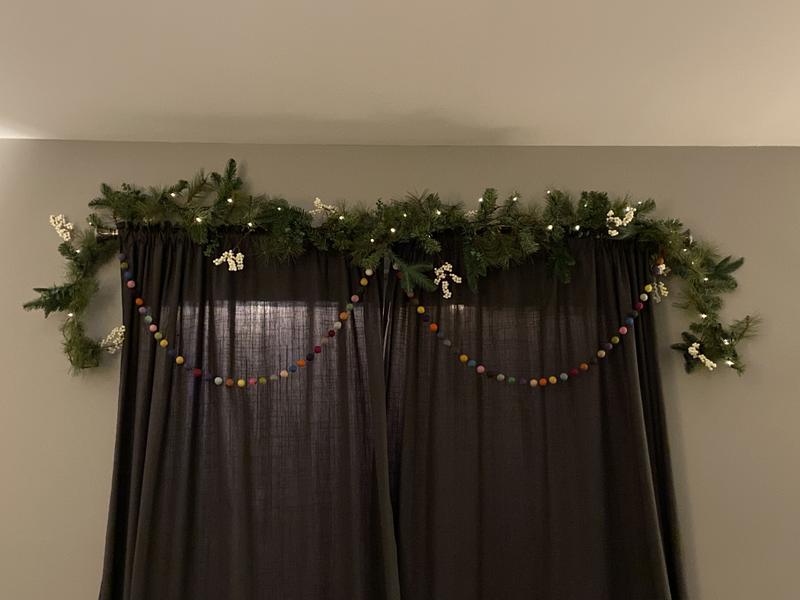 Garland at Christmas