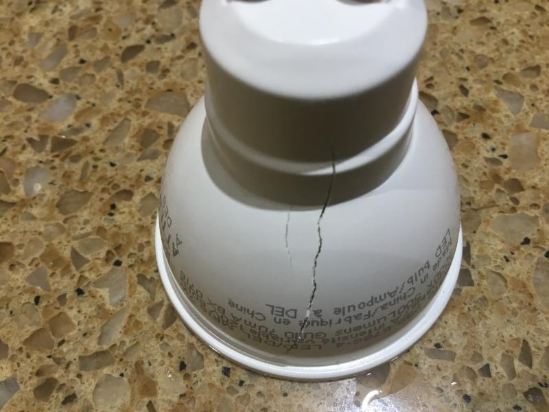 Another cracked Noma light.