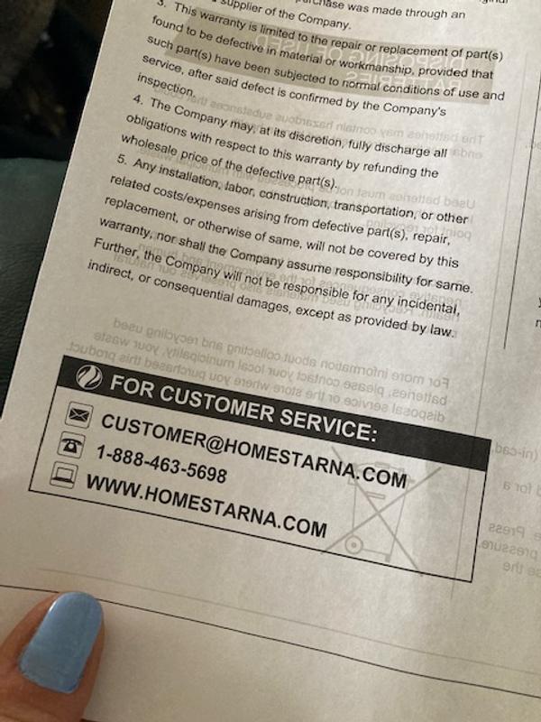 Customer Service Contact Info - DOES NOT WORK