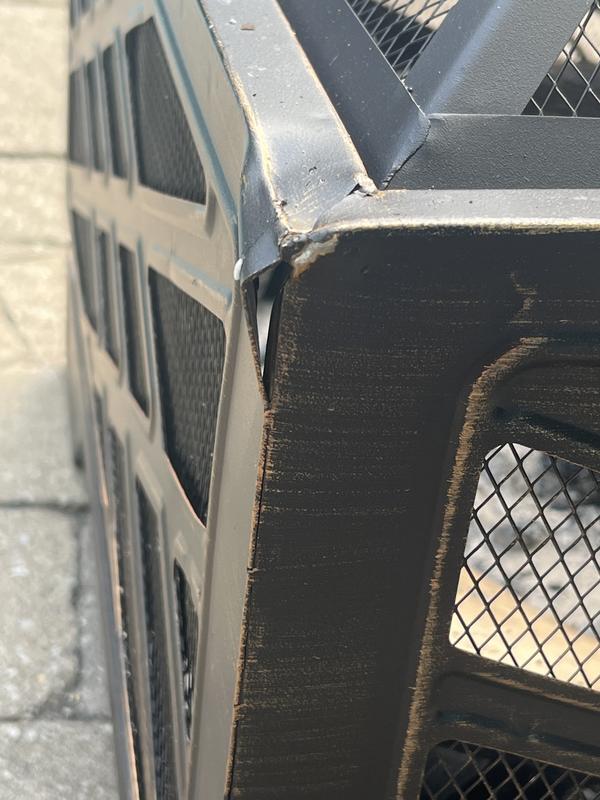 Paint flaking off and casting/frame popping apart after one use.