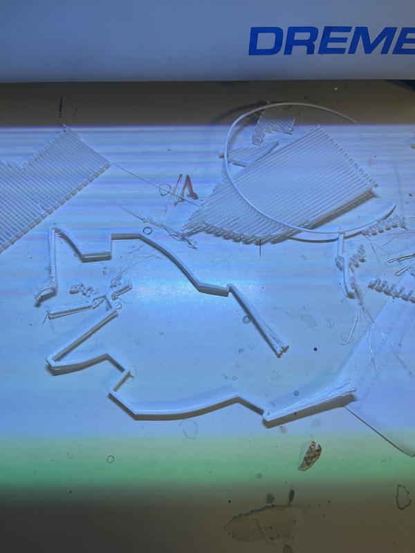 Printer running, and failed prints due to adhesion