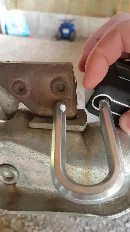 wouldn't fit into the hole in the latch on my trailers