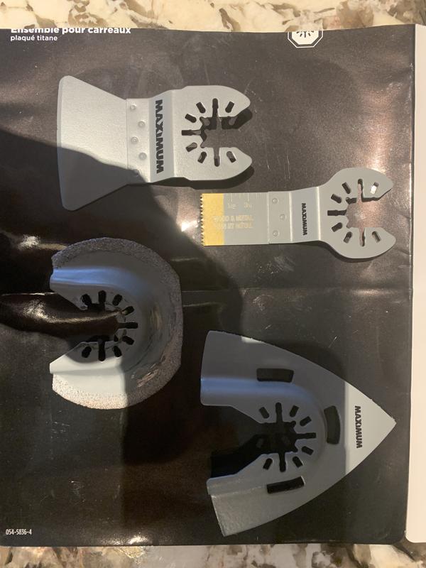 Grout removal tool damaged within 2 hrs of work over two days.