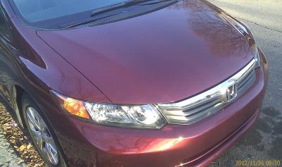 One week after wax, washed with BodyWork