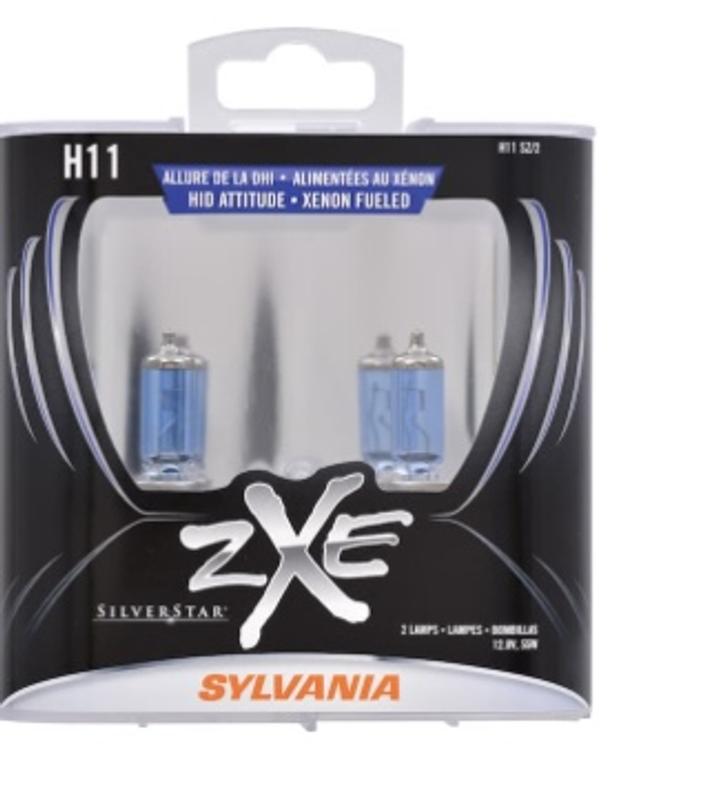 H11 Sylvania SilverStar® zXe Headlight Bulb, 2-pk