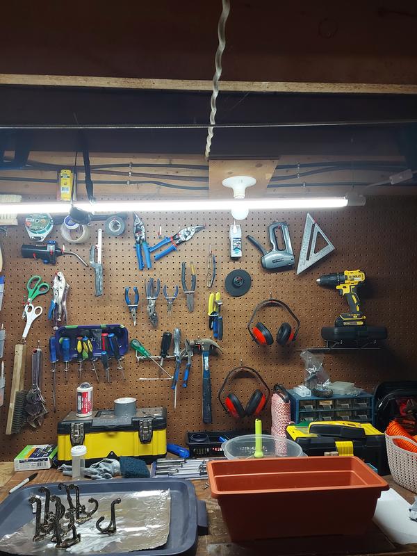 Sweet 4 foot LED light, note where the on/off switch is