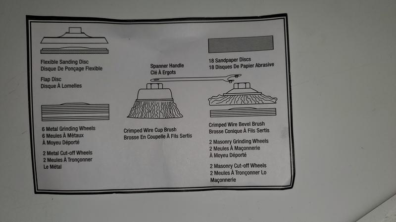 Sheet included with incorrect information.