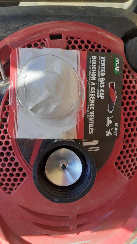 Interior disc stops threading