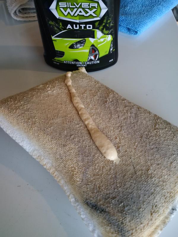 Supplied applicator pad, product consistency, and staining from rubber / plastic trim