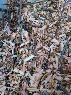 Nice, small chips to break down faster.